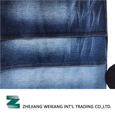 Памучен еластичен индиго деним 9,7 унции преди пране
